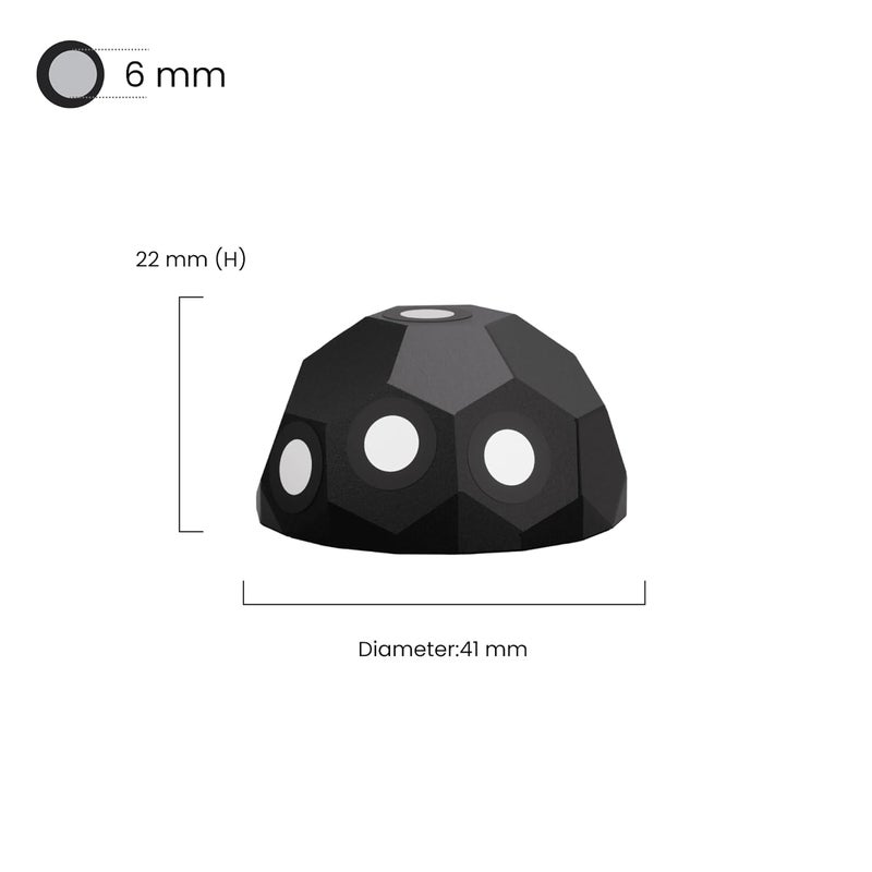Revopoint 6 Pieces 3D Magnetic Dome Marker Kit for 3D Scanning, 3D Scanning Markers for 3D Scanners, 3D Tracking Dots for Preventing Tracking Loss and Enhance Accuracy, 3D Reference Point Marker - Image 2